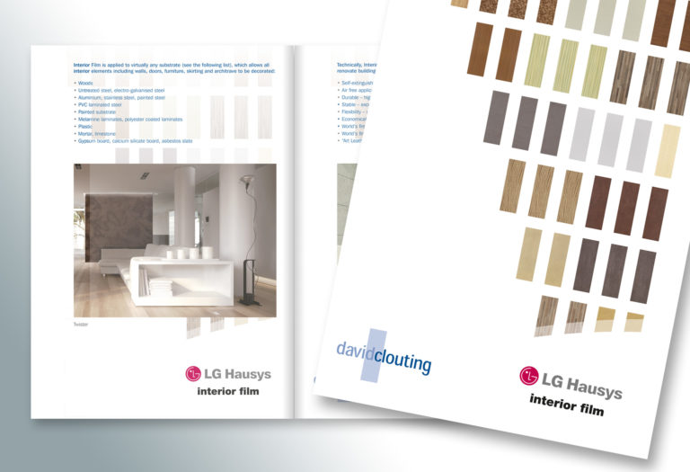 David Clouting Ltd - Brochure design