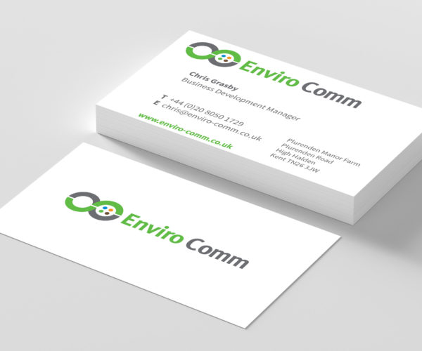 Enviro Comm - business card design